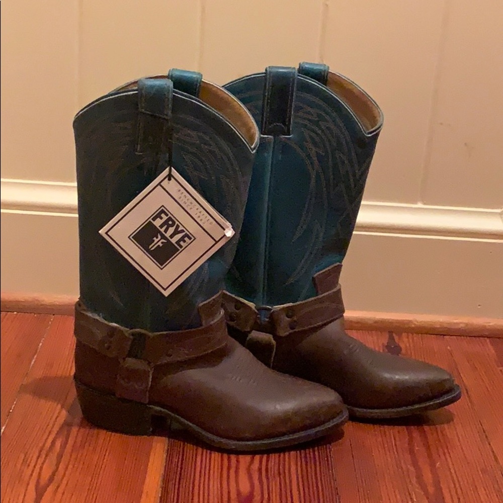 Frye Billy Harness Western Boots